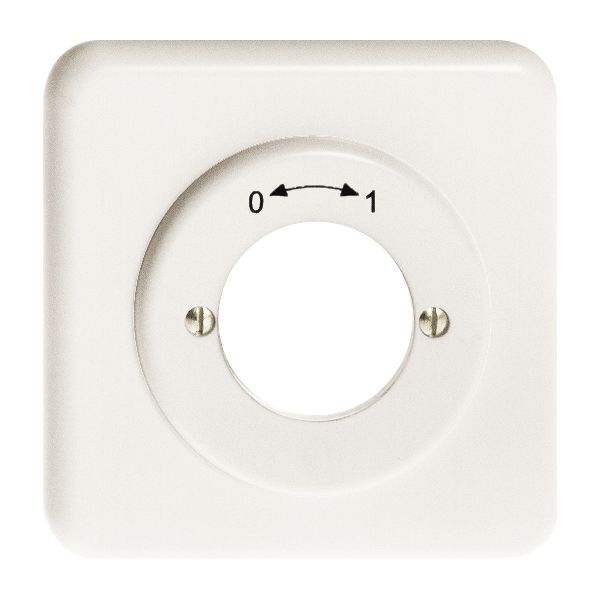 Kit frontal ENC 0-1 blanc pour contact rotatif à impulsion à clé FH