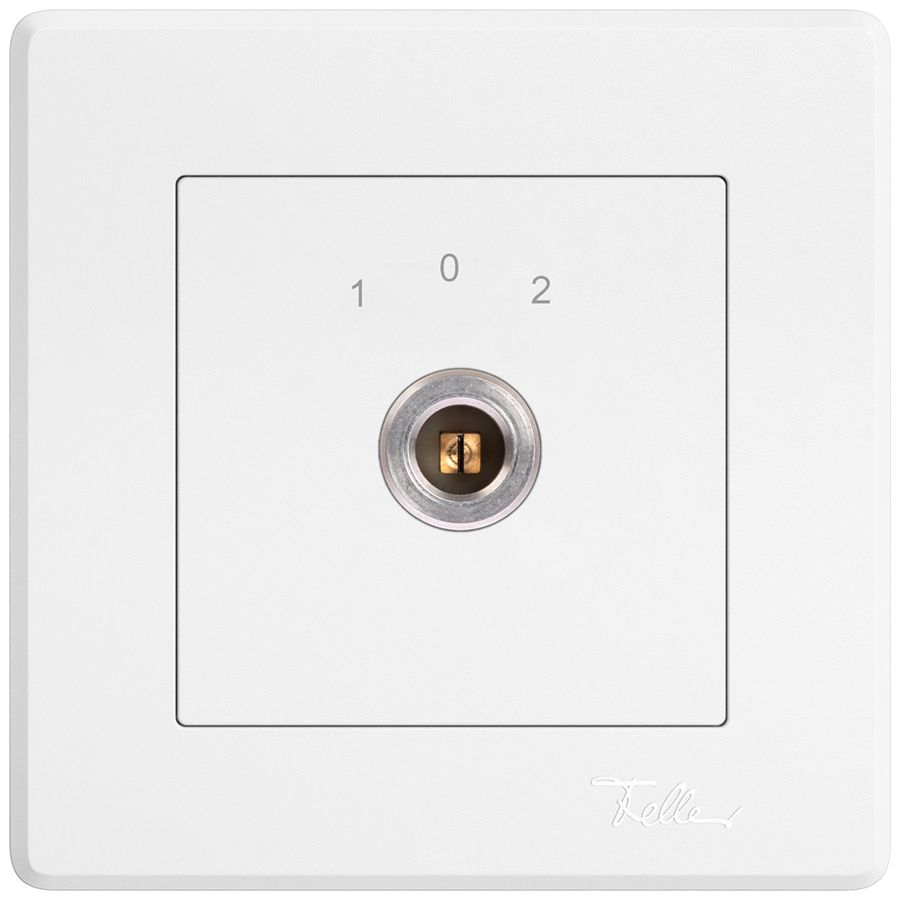 Interruttore a chiave INC EDIZIO.liv 1P quadra./fess.20A 690V 1-0-2 rientr.bi