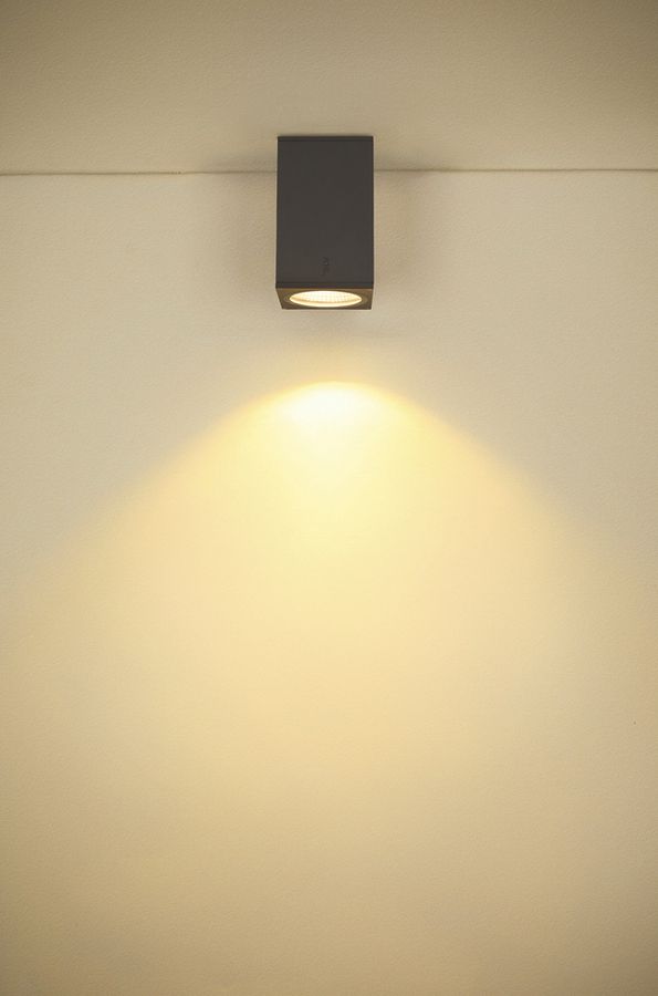 LED-Deckenleuchte SLV ENOLA SQUARE S 9W 580lm 3000/4000K IP65 anthrazit