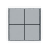 Taster KNX KAL 4×Tasten 4×Betätigungspunkte LED grau