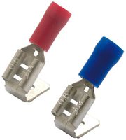 Flachsteckhülse Plica BM isoliert PVC flach 6.3×0.8mm 0.25…1.5mm² rot