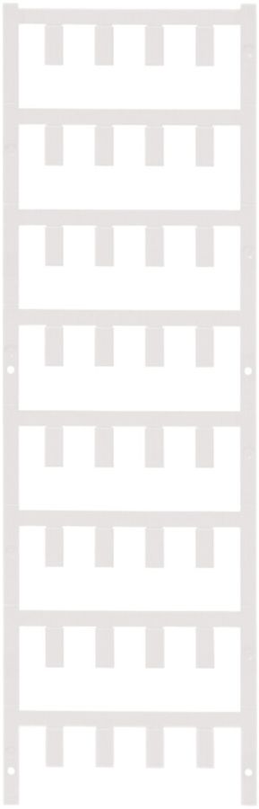 Marcatore di conduttore Weidmüller MultiCard SF p.Ø3.6…6mm 12×5.7mm PA66 bianco
