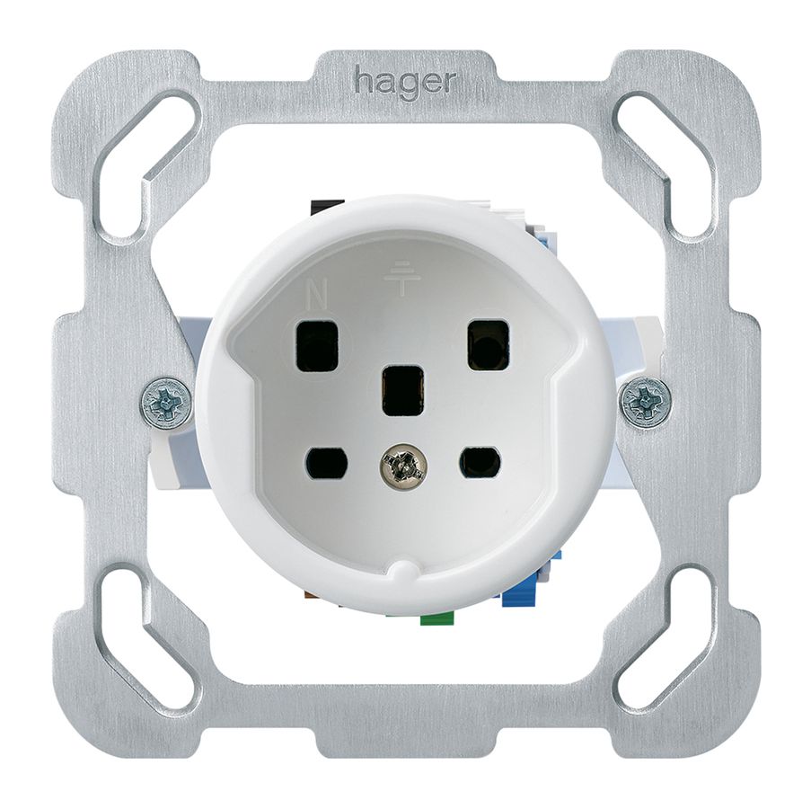 Prise ENC basico T25 BM blanc