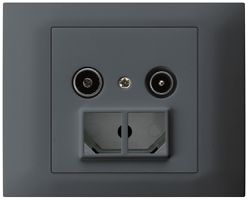 EB-Antennendose TV-R HMS kallysto 14dB anthrazit