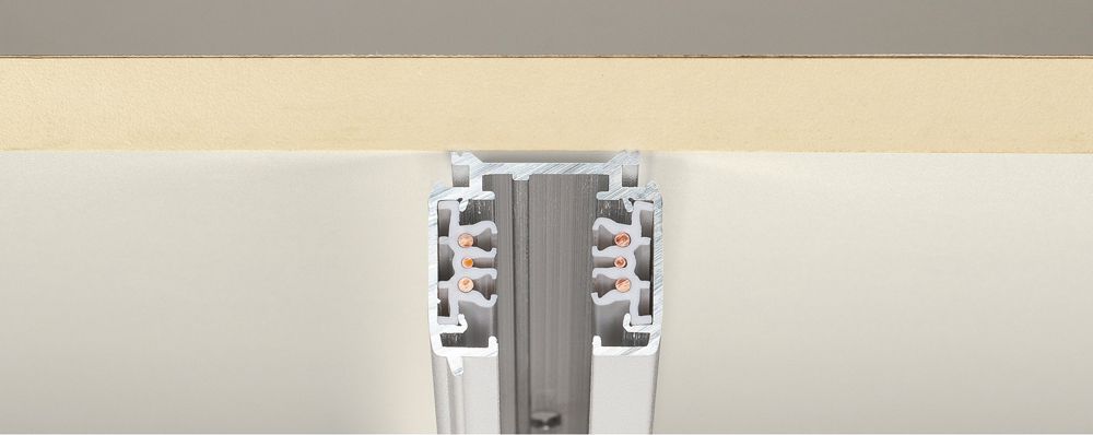 Rail conducteur AP SLV S-TRACK DALI 3-phases, 4m, blanc