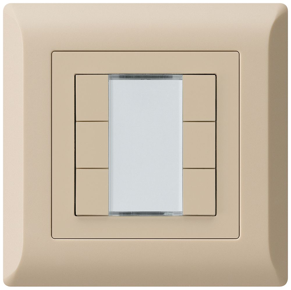 UP-Taster kallysto.line KNX 6×s/e-link beige
