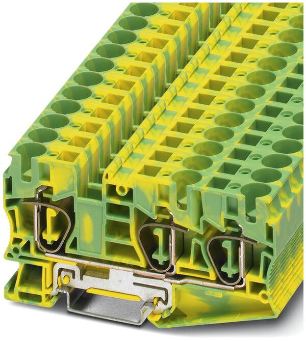 Durchgangsreihenklemme 0.2…16mm² grün/gelb, ST 10-TWIN-PE
