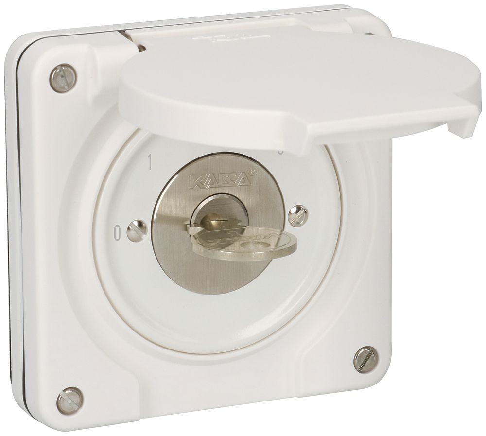 UP-Stufenschalter NEVO 1P, IP55, 0-1-2-3, Zyl.1007F, Abz.9h, Plan 5000, ws