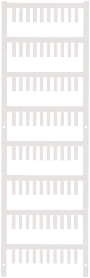 Marqueur de conducteur Weidmüller MultiCard SF p.Ø1…1.3mm 12×3.2mm PA66 blanc