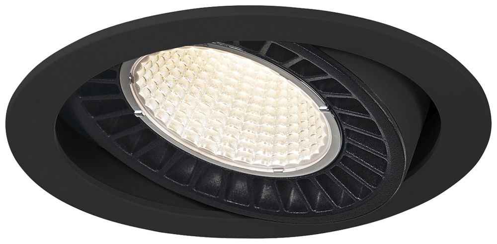 Downlight LED SLV SUPROS 36W 3380lm 3000K 60° Ø165×110mm nero