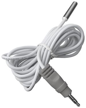 Digitaler Temperatursensor SMSBT001, -50…100°C, Kabellänge 2m, weiss