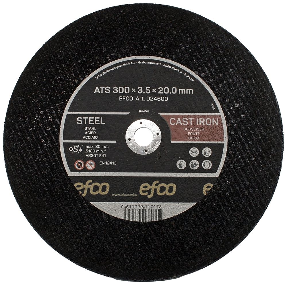 Trennscheibe EFCO ATS Ø300×3.5×20mm 25 Stück