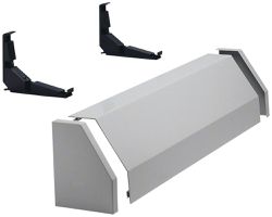 Rangierkanal Hager univers 3-feldig 800mm grau