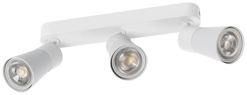 Spot SLV PURI 2.0 Cone CW GU10 3×6W DIM 258×42×138mm weiss