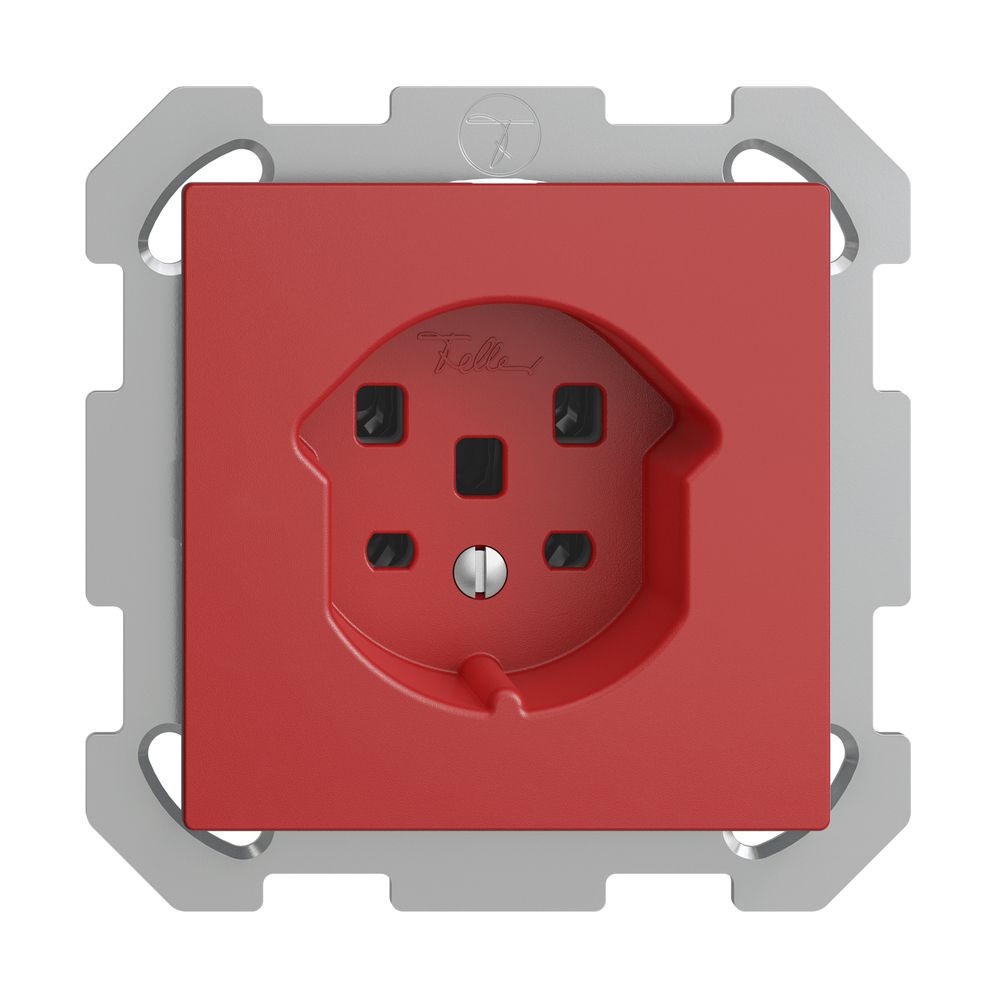 Prise ENC EDIZIOdue T25 16A berry, bornes à vis