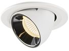 EB-LED-Downlight SLV NUMINOS GIMBLE S, 8.6W 250mA 700lm 3000K 40° ws/chr