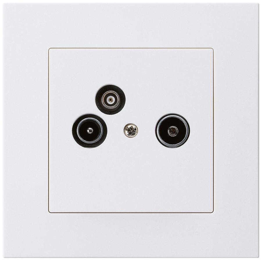 UP-Antennendose R/TV-Daten kallysto.pro 19dB weiss