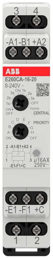 Schrittschalter ABB E260CA-16-20 1TE 8…240VUC/16A 4000W 2S