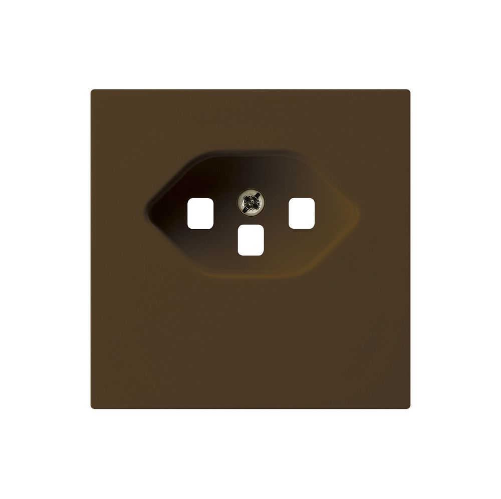 Frontplatte kallysto T23 br 60×60mm für Steckdose Schraubklemme