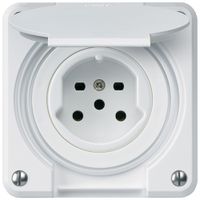 UP-Steckdose robusto Typ 15 weiss