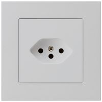 UP-Steckdose kallysto.pro T13 hellgrau mit Kinderschutz