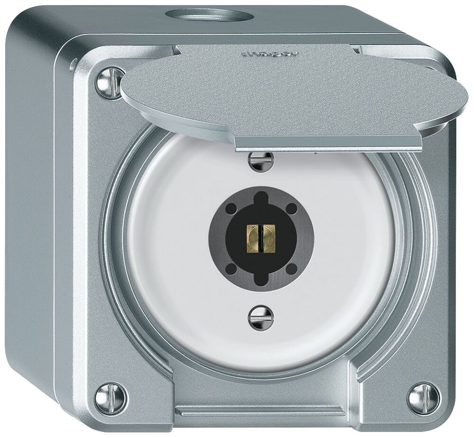 AP-Schlüsselschwenktaster robusto 1P 1NO 20A 250V 86×86mm Aluminium