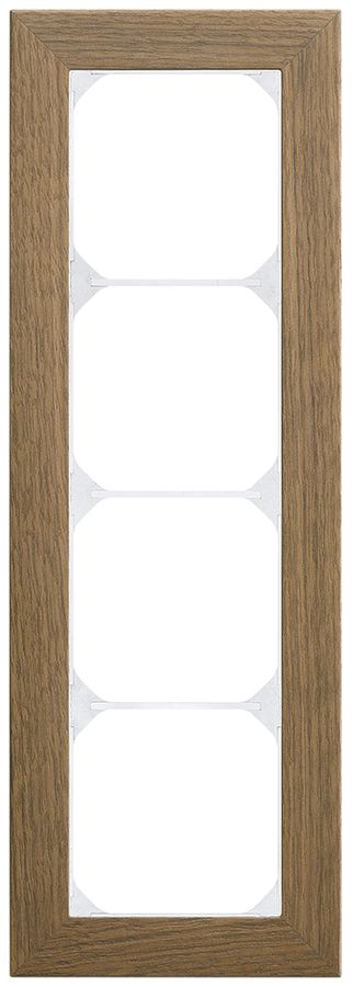 Cadre de recouvrement KAL.art 4×1 274×94mm noyer