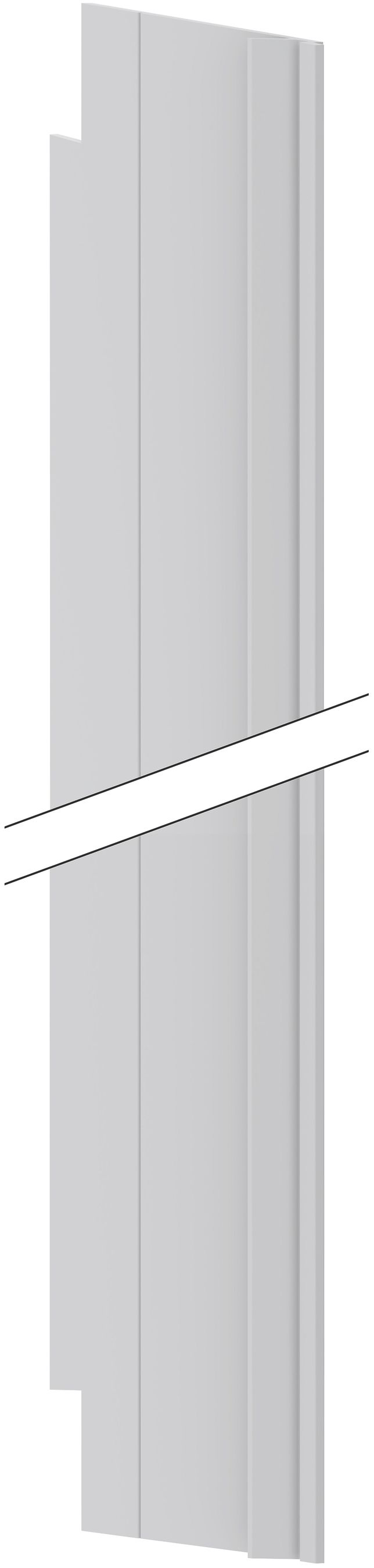 Paroi de séparation SE Prisma XS, PVC vert.9 rangées, pour profondeur 210 mm