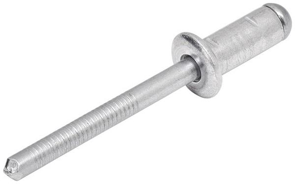 Rivetto cieco GESIPA SolarGrip Ø6.4×14mm 3…8mm Alu/ac