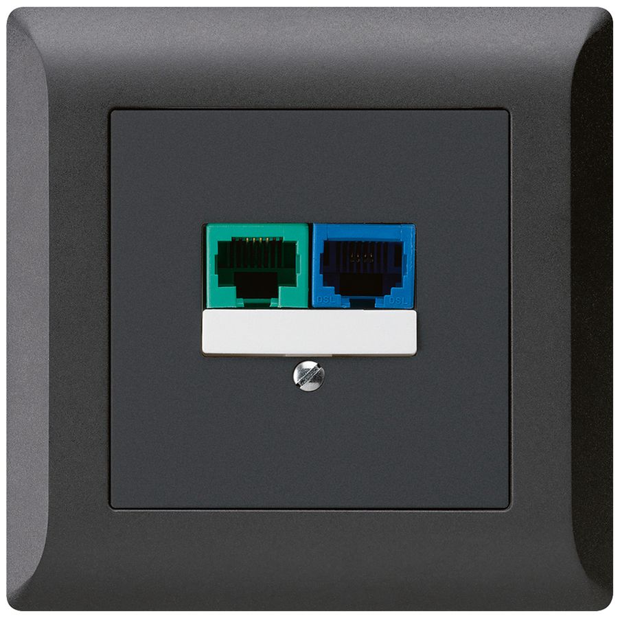 UP-Dose DSL kallysto.line 2×RJ45 schwarz