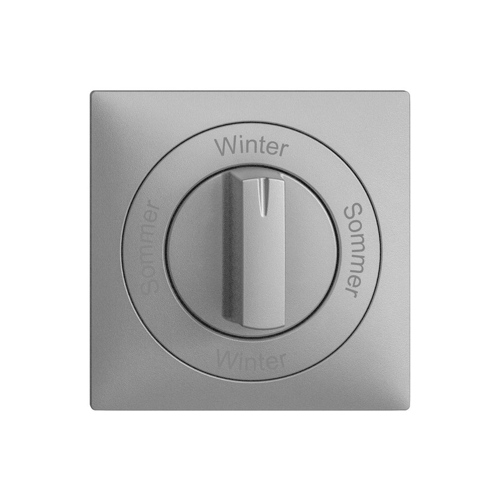 Kit frontal Sommer-Winter-Sommer-Winter EDIZIOdue 60×60mm silver