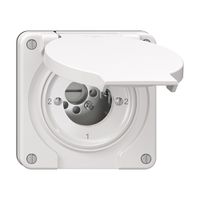 Drehschalter NEVO N.CO 3/1L, ohne Zylinder, KS, 2-1-2-1, weiss