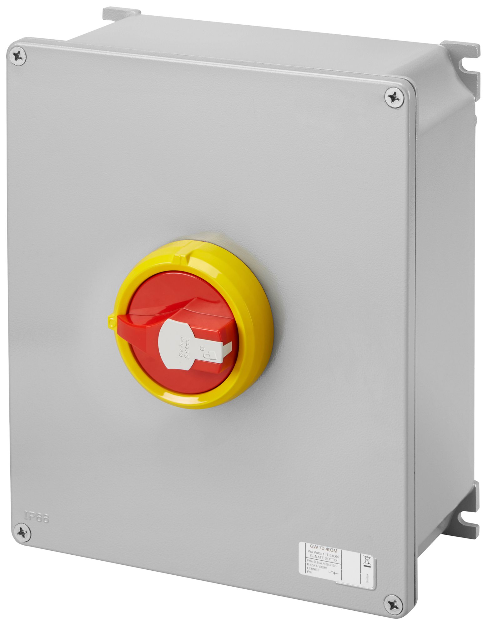 Interruttore arresto emergenza AP Gewiss 70 RT HP 3P 160A IP66