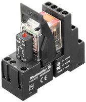 Relè WM RCMKIT GN 2CO 12A AgNi 19.2…26.4VDC LED raccordo a vite