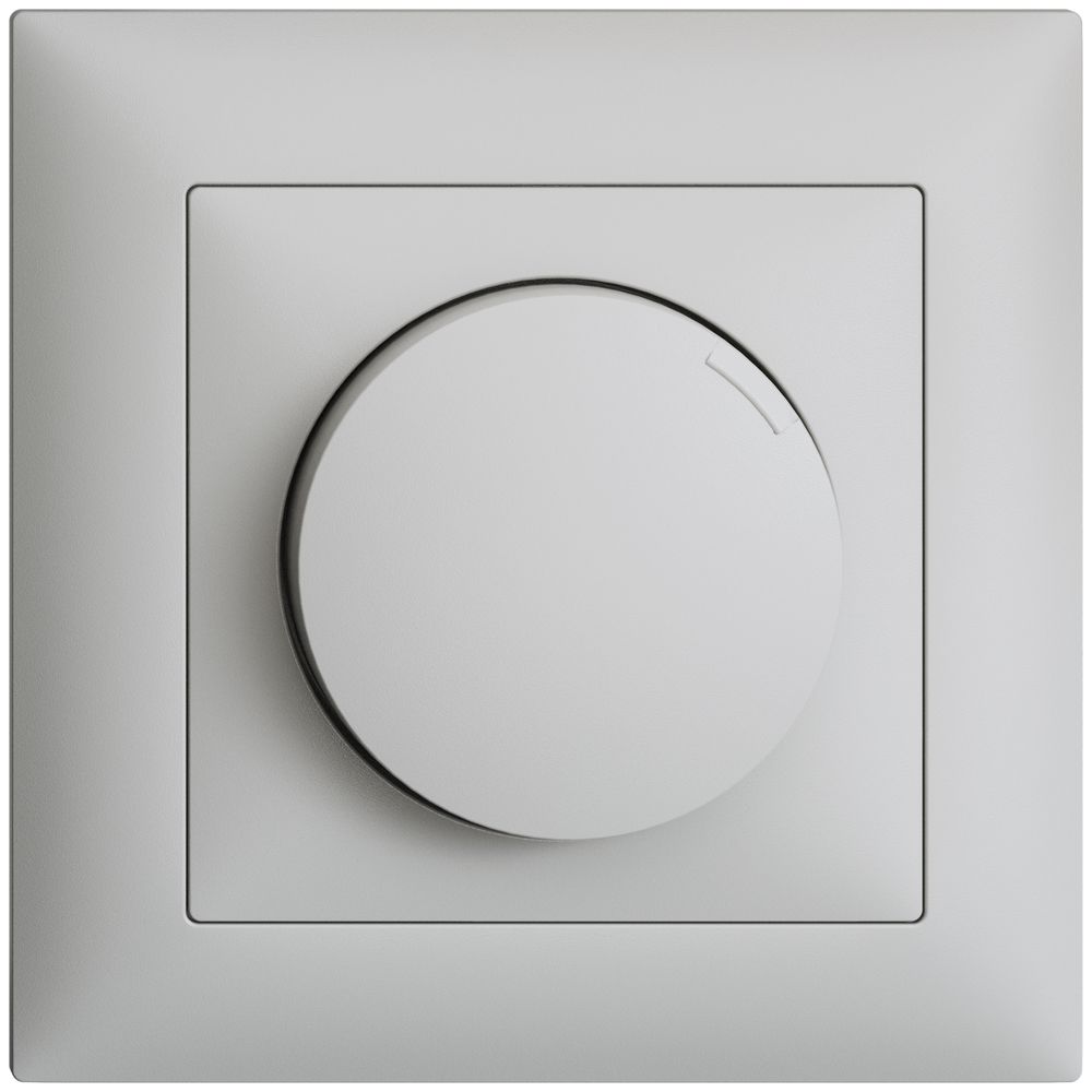 UP-Montageset EDIZIOdue zu Drehdimmer hellgrau