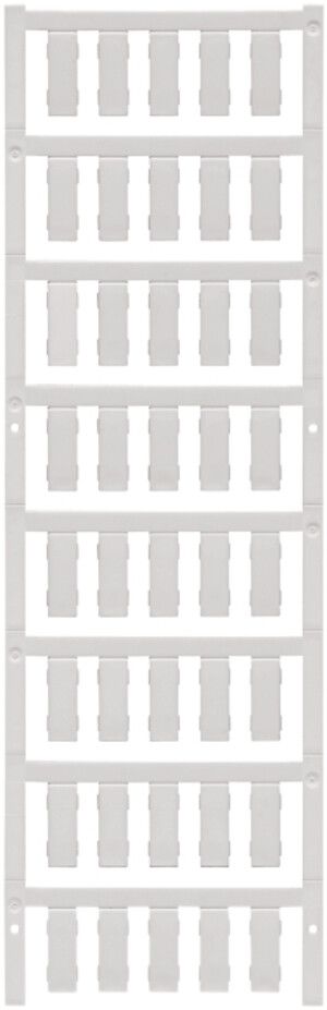 Marcatore per apparecchi Weidmüller MultiCard ESG a spina 20×7mm PA66 bianco