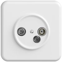 UP-Antennendose TV-R-Daten STANDARDdue SNAPFIX® 11dB ws