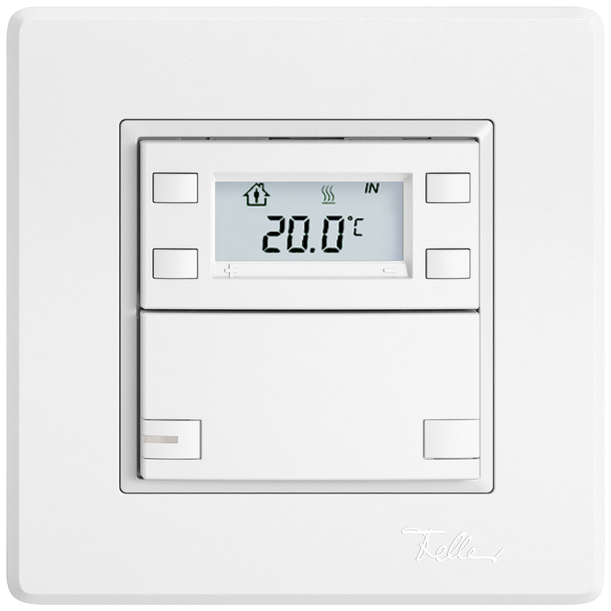 UP-RTH-Taster EDIZIO.liv SNAPFIX® m.RGB-LED 1×Taste 2-Tbed.ws