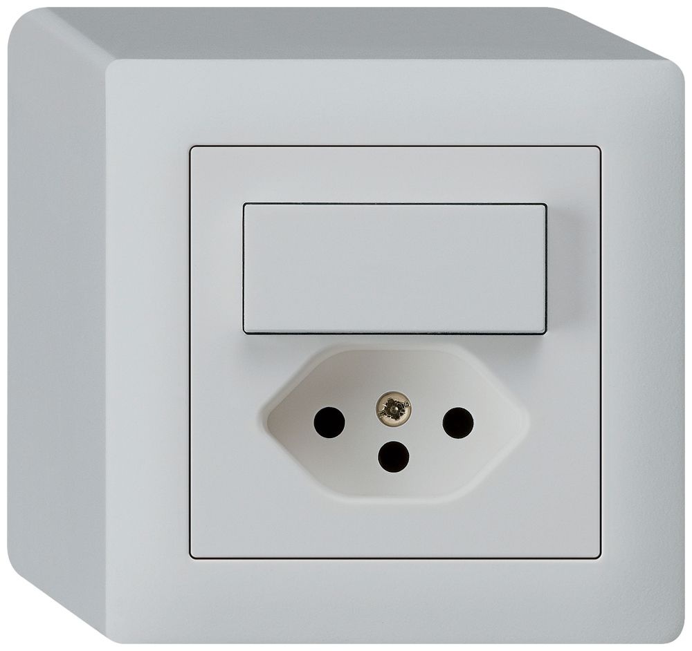 AP-Kombination I kallysto 6/1L+T13 ohne Kinderschutz hellgrau