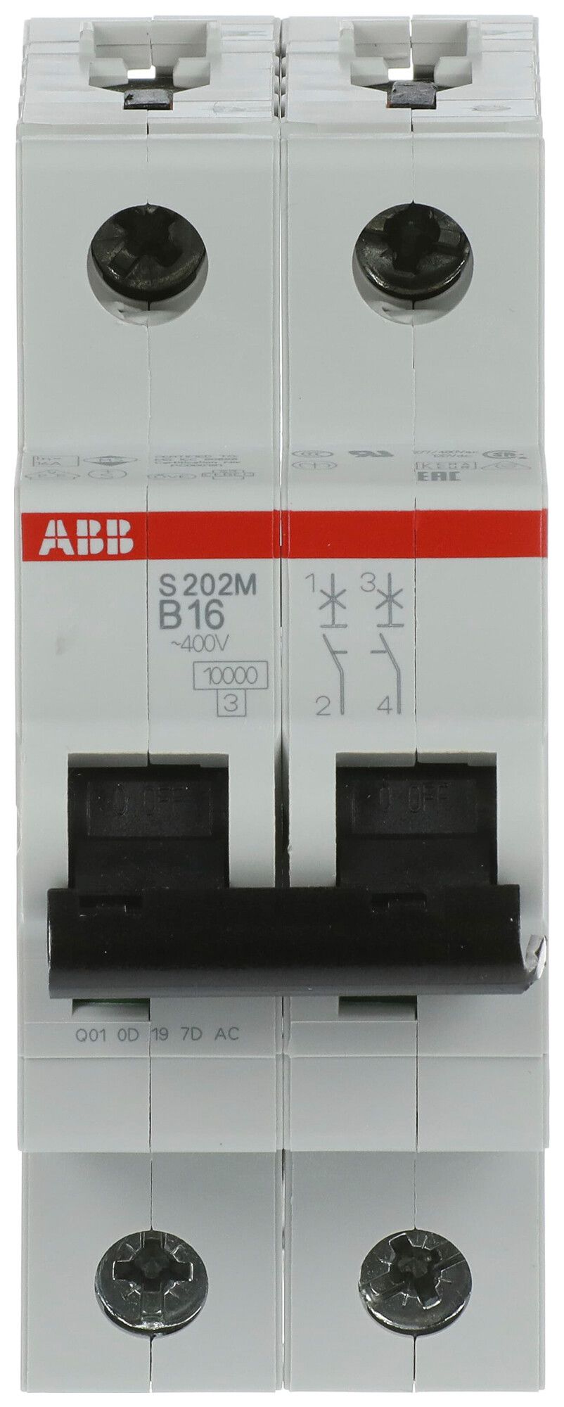 Leitungsschutzschalter ABB S202M-B16 16A B 10kA
