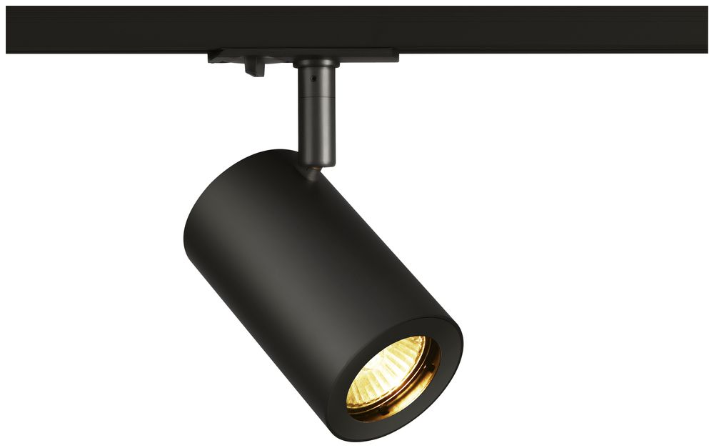 Projecteur SLV ENOLA B TRACK GU10 50W adapt.1-ph. Ø67mm noir