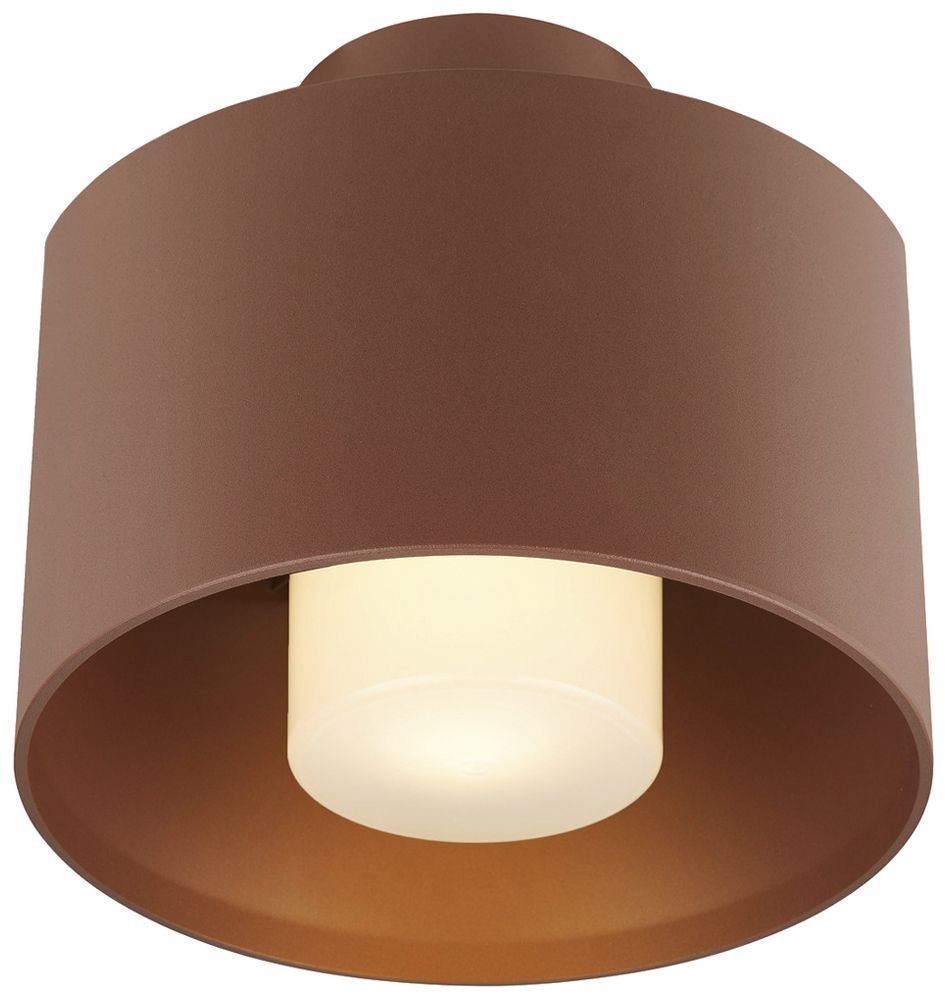 Deckenleuchte SLV PHOTONI CYL E27 1×13W IP65 Ø224×175mm Rost