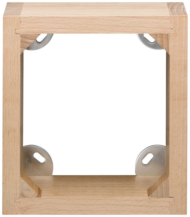 AP-Rahmen Hager FLF 2×3 Holz lackiert