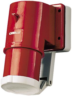 Apparatestecker CEE Mennekes 32A 3LNPE rot