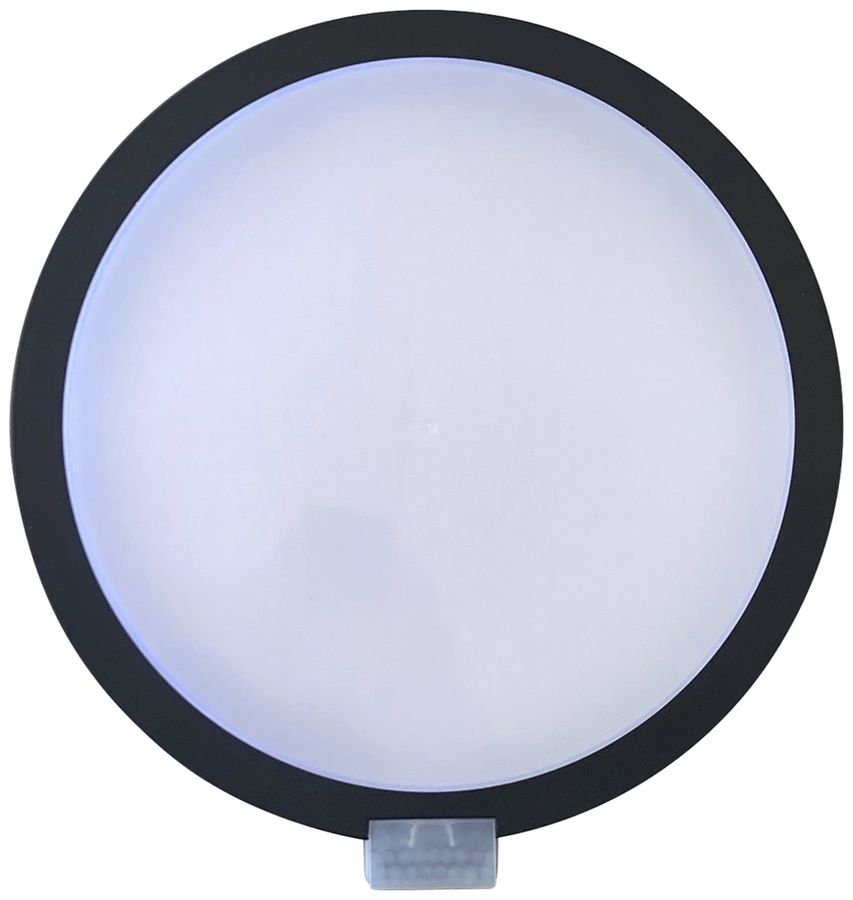 Applique LED Z-Licht PIR RondoLED SEN 5.5W 500lm 3000K IP65 Ø250mm anthracite