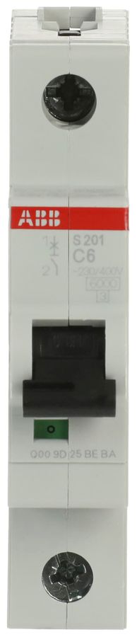 Leitungsschutzschalter ABB S201-C6 6A C 6kA
