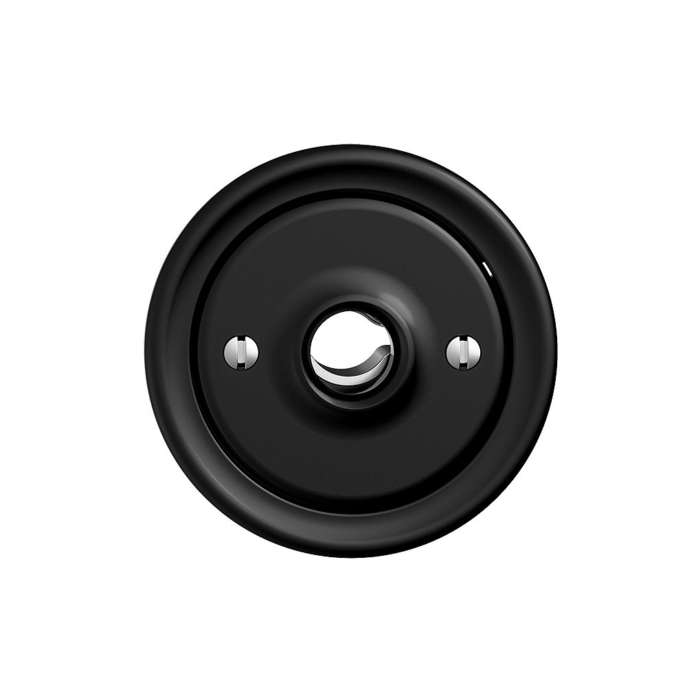 UP-Anschlussdose STANDARDdue schwarz ohne Klemmeneinsatz