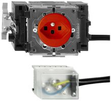 Presa INS FH T23 L1 arancione 53mm Snap per cavo piat.powerbus