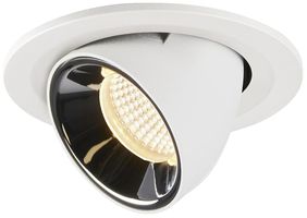 Downlight LED INC SLV NUMINOS GIMBLE S, 8.6W 250mA 700lm 3000K 20° bc/chr
