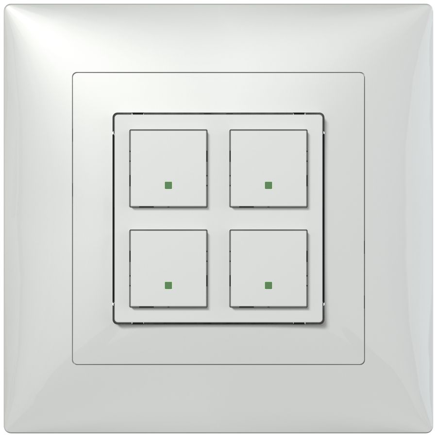 UP-Sensor ABB SIDUS free@home 2×weiss glänzend